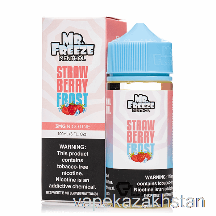Vape Disposable Strawberry Frost - Mr Freeze - 100mL 3mg